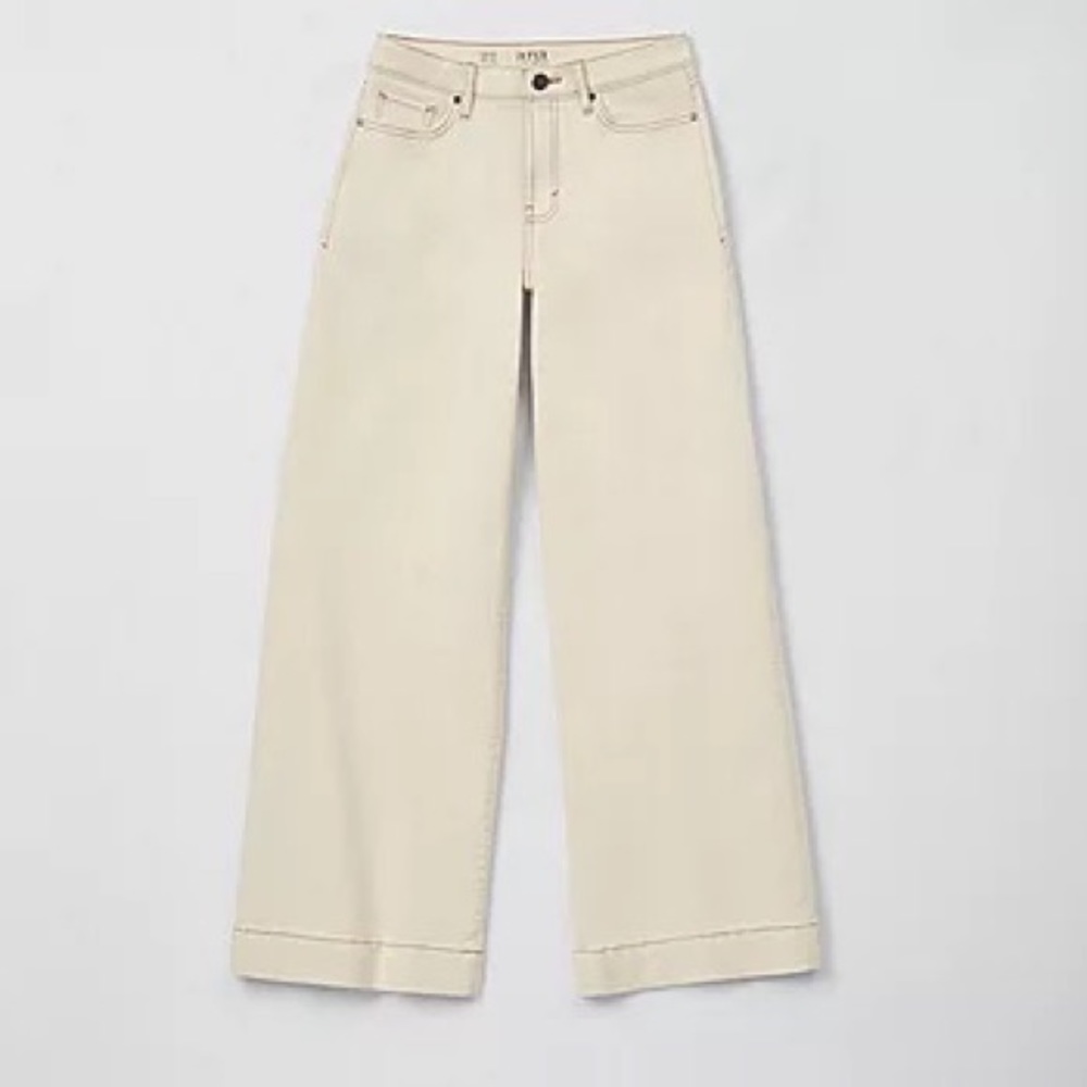 NWT a.n.a Womens High Rise Wide Leg Jean 18 c6